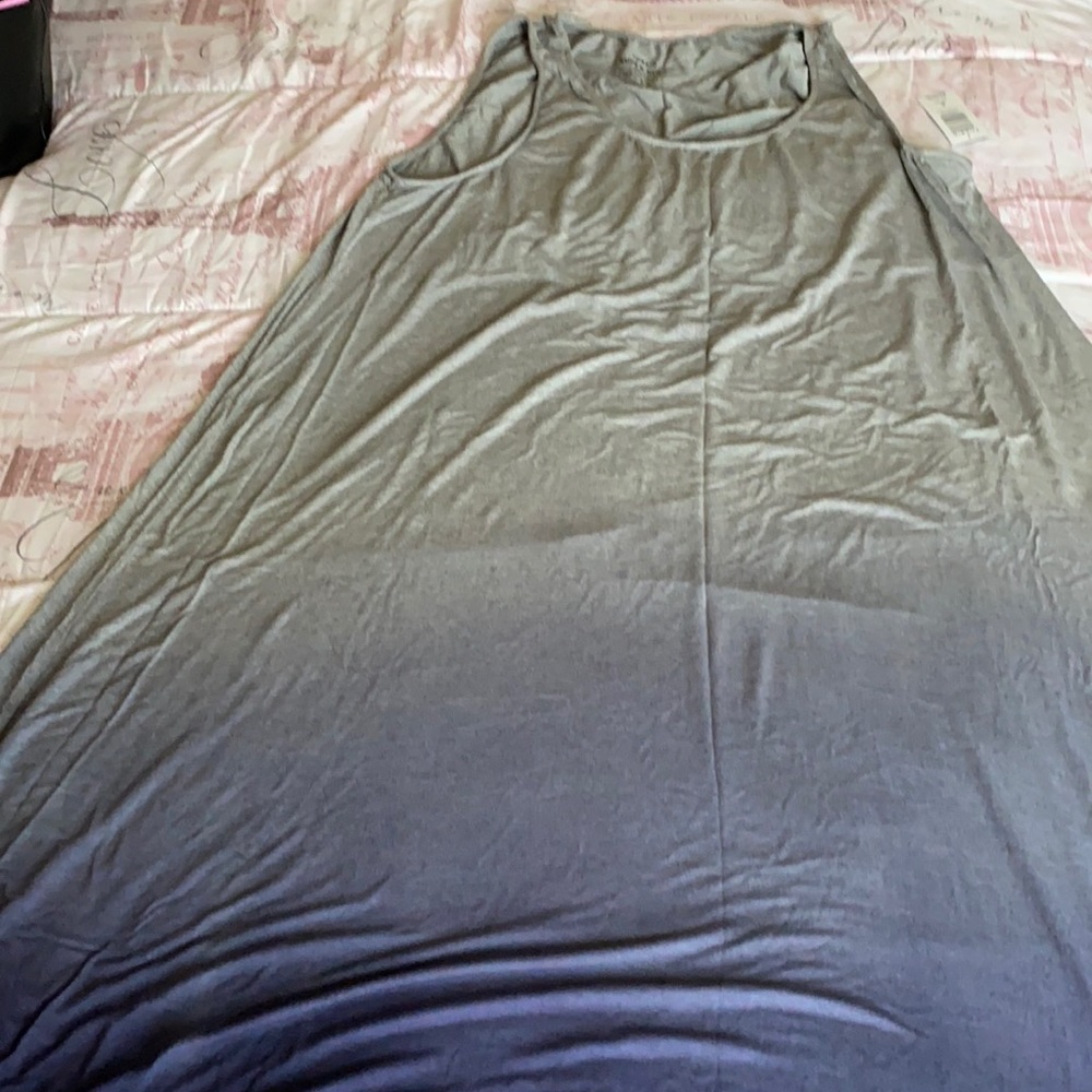 Torrid soft knit two tone maxi dress